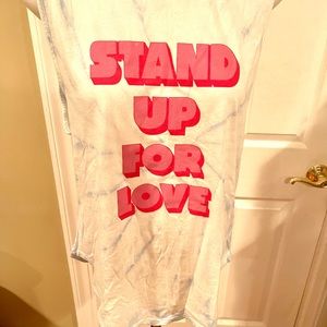 New Without Tags Lovers of hYOUmanity Sleeveless Tie Dye Tee Tank SZ M